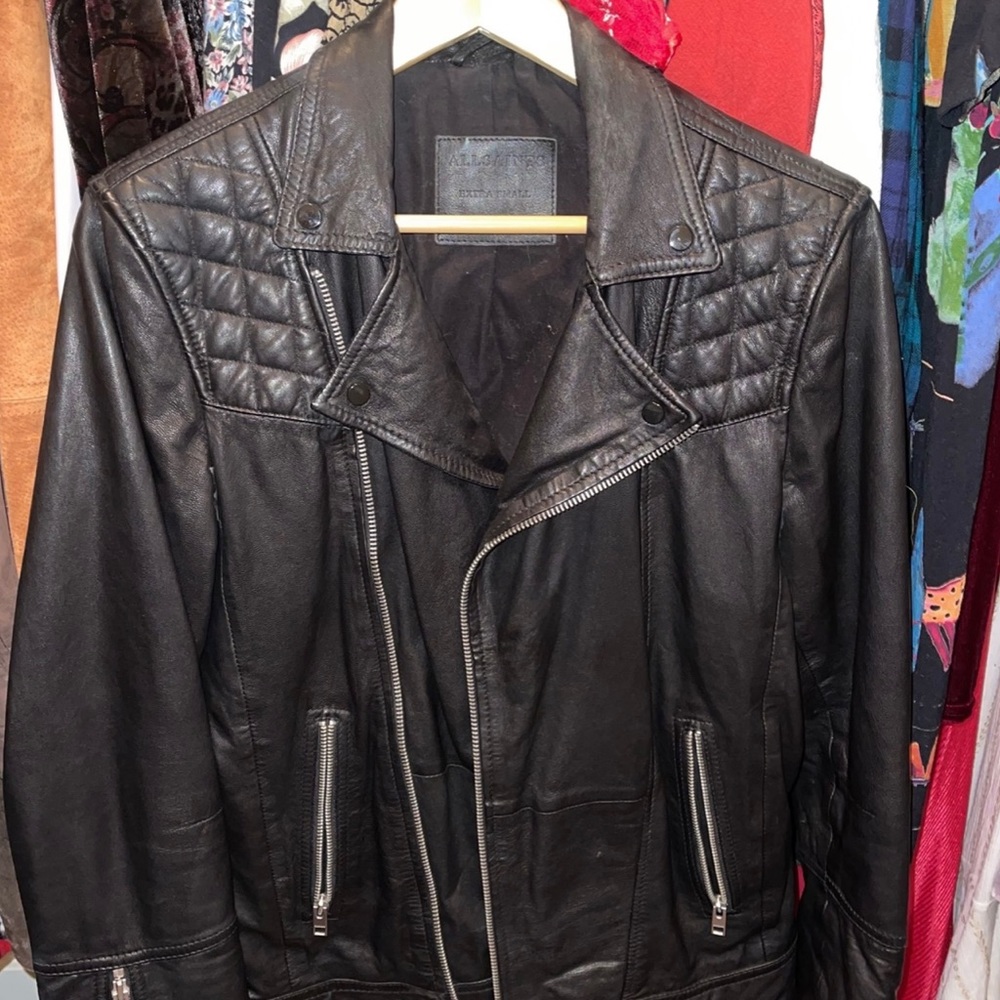 AllSaints leather jacket - Picture 1 of 2